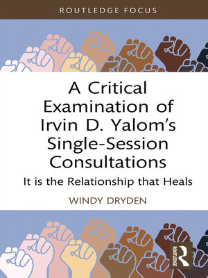 cover image of A Critical Examination of Irvin D. Yalom's Single-Session Consultations